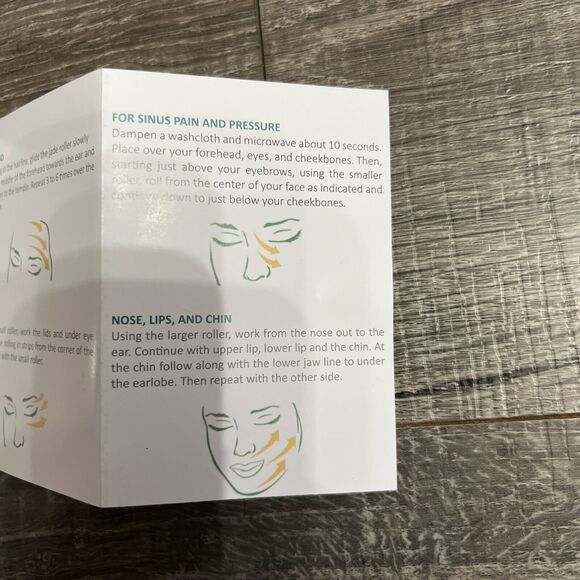 NEW MoValues Original Jade Roller & Gua Sha Facial Tools Kit NEW IN BOX Purple - Picture 11 of 14